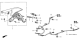 Diagram for 2003 Honda Civic Parking Brake Cable - 47560-S5W-A04