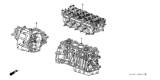 Diagram for 2000 Honda CR-V Cylinder Head - 10003-PJS-A01