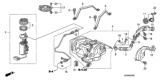 Diagram for 2007 Honda Accord Fuel Pump - 17045-SDB-A00