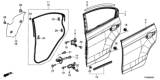 Diagram for Honda Accord Door Hinge - 67910-TA0-A01ZZ