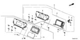 Diagram for 2012 Honda CR-V Gauge Trim - 78269-T0A-A01