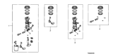 Diagram for Honda Fit Fuel Pressure Regulator - 17052-TK6-A00
