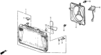 Diagram for Honda CRX Fan Shroud - 19015-PE1-682
