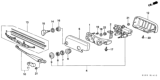 Diagram for Honda CR-V Wiper Blade - 76730-S10-305