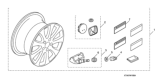 Diagram for 2010 Honda Accord Rims - 08W18-TA0-101A