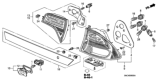 Diagram for Honda Civic Tail Light - 33551-SNA-A02