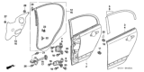 Diagram for 2010 Honda Civic Door Seal - 72850-SNE-A01