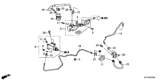 Diagram for 2011 Honda CR-Z Clutch Master Cylinder - 46925-SZT-G03