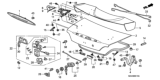 Diagram for 2008 Honda S2000 Trunk Latch - 74851-S2A-A01