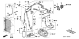 Diagram for 2003 Honda Civic A/C Hose - 80331-S5B-003