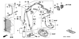 Diagram for 2003 Honda Civic A/C Hose - 80315-S5B-003