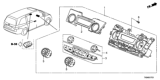 Diagram for 2017 Honda Odyssey A/C Switch - 79600-TK8-A43ZB