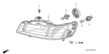Diagram for Honda Odyssey Headlight - 33101-S0X-A01
