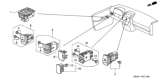 Diagram for 2004 Honda CR-V Instrument Panel Light Bulb - 35850-S9A-A01