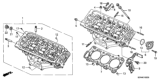 Diagram for Honda Accord Hybrid Cylinder Head - 12100-RDV-305