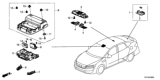 Diagram for Honda Clarity Fuel Cell Dome Light - 34260-TY3-J01