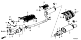 Diagram for 2013 Honda Civic Muffler - 18307-TR7-A11