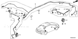 Diagram for 2013 Honda Civic Antenna - 39150-T2A-A01ZK