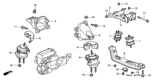 Diagram for 2007 Honda S2000 Engine Mount - 50810-S2A-003