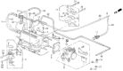 Diagram for 1991 Honda Prelude Throttle Body - 16400-PK2-X00