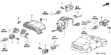 Diagram for 2004 Honda Civic Air Bag Control Module - 77960-S5B-A92