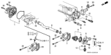 Diagram for 1997 Honda Civic Water Pump - 19200-P2A-A01