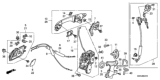 Diagram for Honda CR-V Door Handle - 72180-SWA-A01