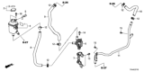Diagram for Honda CR-V Hybrid Coolant Reservoir - 1J101-5RD-H01