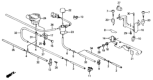 Diagram for Honda CRX Canister Purge Valve - 36166-PM5-A01