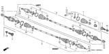 Diagram for Honda CR-V CV Boot - 42018-SCA-E21