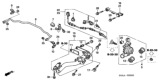 Diagram for 2006 Honda CR-V Sway Bar Kit - 52300-S9A-801