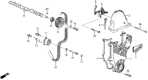 Diagram for Honda CRX Camshaft Seal - 91213-PD2-004
