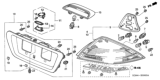 Diagram for 2003 Honda Accord Brake Light - 34271-SDN-A01ZB