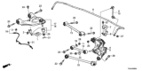 Diagram for 2015 Honda Accord Sway Bar Kit - 52300-T2G-A52