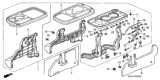 Diagram for Honda CR-V Center Console Base - 81190-S9A-J03ZA