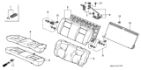 Diagram for 1994 Honda Civic Seat Cover - 82131-SR8-A02ZB