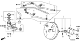 Diagram for 2010 Honda Accord Brake Booster Vacuum Hose - 46402-TA0-A51