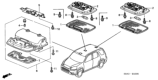 Diagram for Honda CR-V Consoles - 83250-S84-A01ZF
