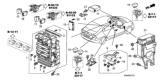 Diagram for 2009 Honda Civic Fuse Box - 38200-SNA-A05