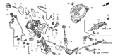 Diagram for 2010 Honda Element Shift Knobs & Boots - 54130-SCV-A82ZA