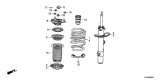 Diagram for 2017 Honda CR-V Shock Absorber - 51611-TLB-A01