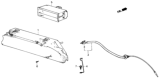 Diagram for 1986 Honda Civic Speedometer - 37105-SB3-675