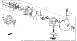 Diagram for 1987 Honda Civic Automatic Transmission Seal - 91201-PE0-003