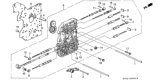 Diagram for 1997 Honda Accord Valve Body - 27000-P0X-600