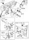 Diagram for 1995 Honda Passport Cigarette Lighter - 8-94442-589-2