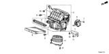 Diagram for 2017 Honda Accord Hybrid Blend Door Actuator - 79350-T2F-A01