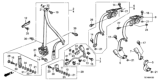 Diagram for Honda Accord Seat Belt Buckle - 04813-TE0-A02ZC