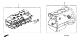 Diagram for Honda S2000 Cylinder Head Gasket - 06110-PZX-010