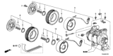 Diagram for 2019 Honda Fit A/C Clutch - 38900-5R7-A01