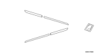 Diagram for 2011 Honda CR-V Door Moldings - 08P05-SWA-151